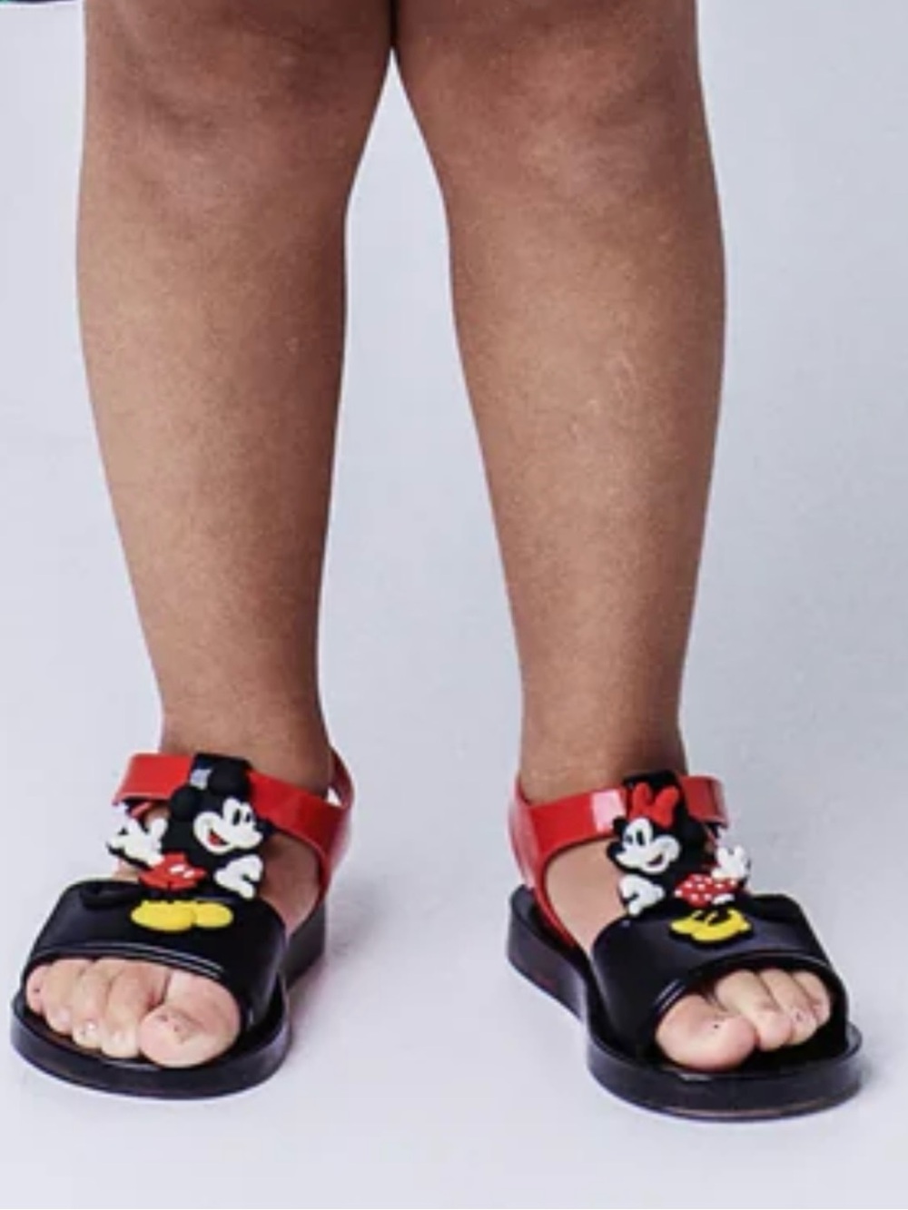 Mini Melissa Disney Mickey and Minnie Mouse Beach  Sandals Size 1